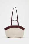 ZARA torebka PŁÓCIENNA TORBA TYPU SHOPPER 6330/510 hit wow na suwak