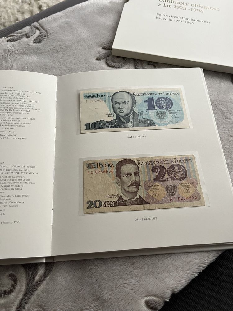 Album stare banknoty obiegowe  PRL