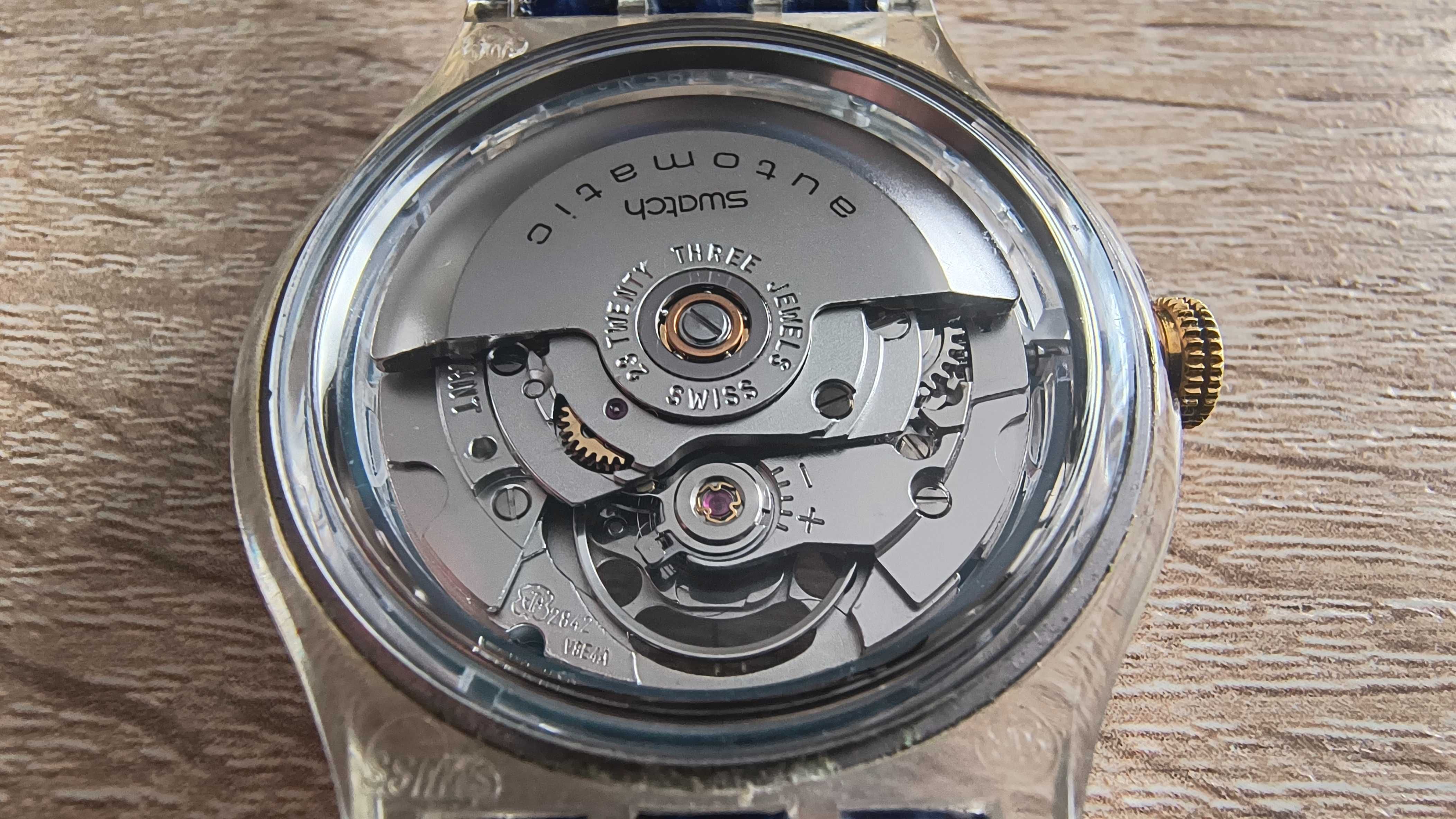 Zegarek Swarch automatic automatyczny mechaniczny Swiss Made