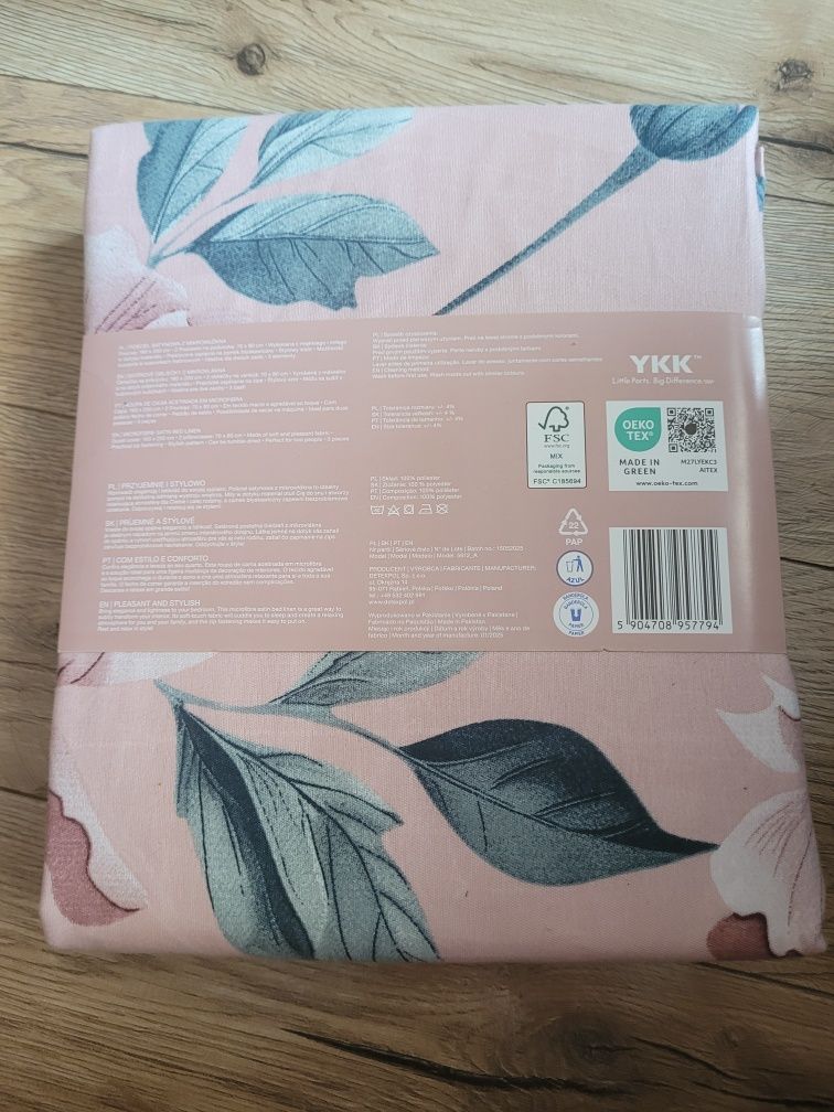 Zestaw pościeli z mikrowłókna satynowa 160x200 dwustronna