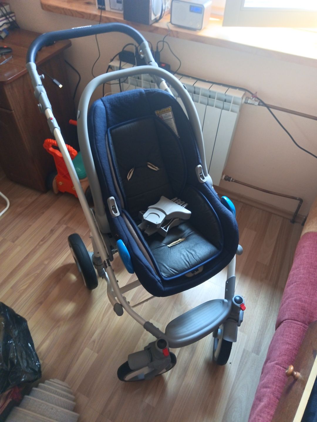 wozek 3w1 camarelo avenger
