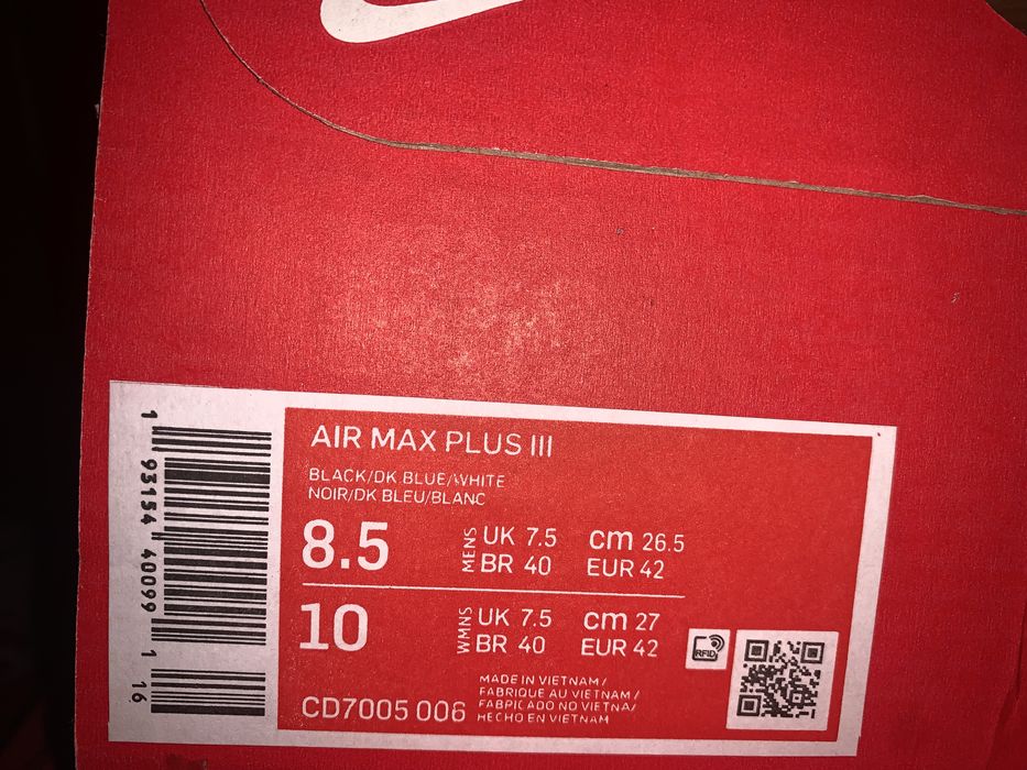 Найк аір макс тн 3 плюс