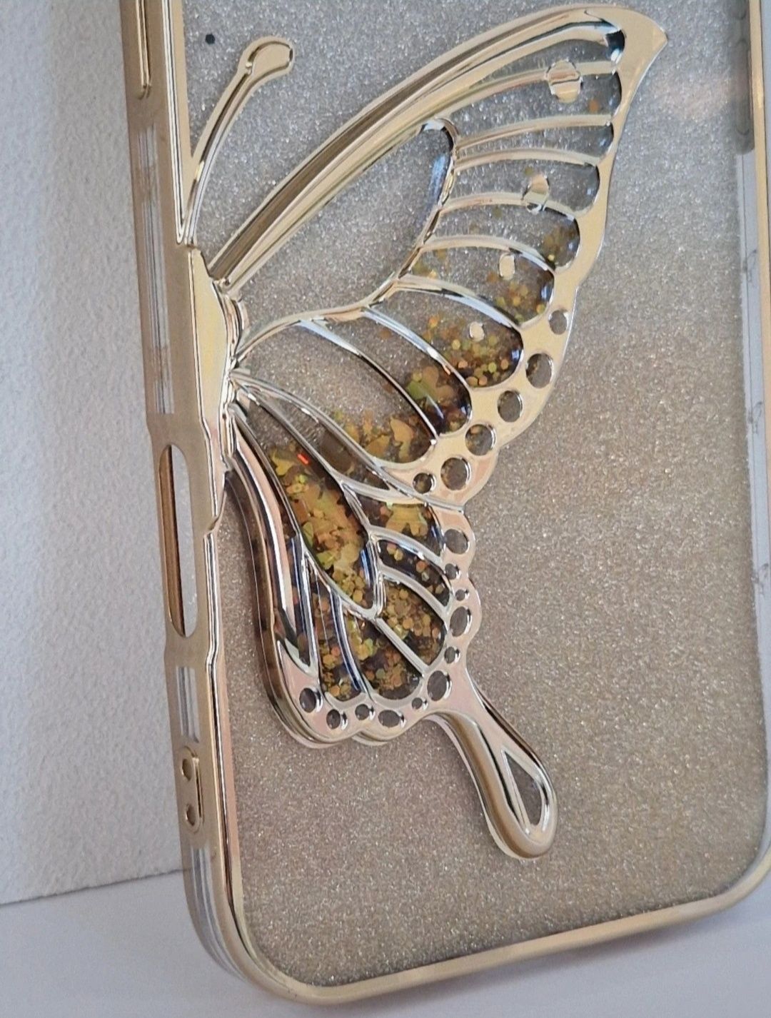 Tel Protect Butterfly Water Case do Iphone 15 Pro Max złoty