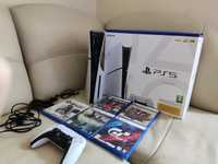 PlayStation 5 slim 1tb ps5 komplet około pół roczna