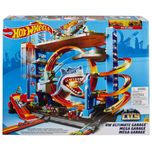 Трек Хот Вилс Hot Wheels Городской ультимейт гараж с акулой FTB69