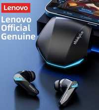 słuchawki Lenovo GM2 Pro i Bluetooth 5.3 czarne białe NOWE