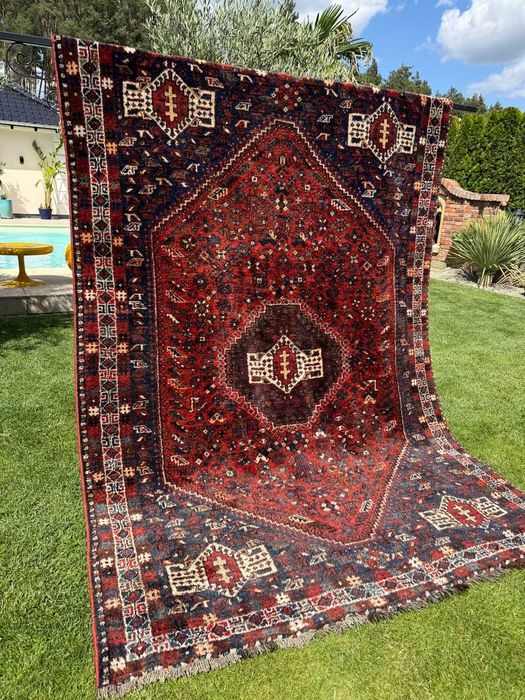 Dywan Perski Vintage Ręcznie Tkany Iran Shiraz 310x210 galeria 14 tys