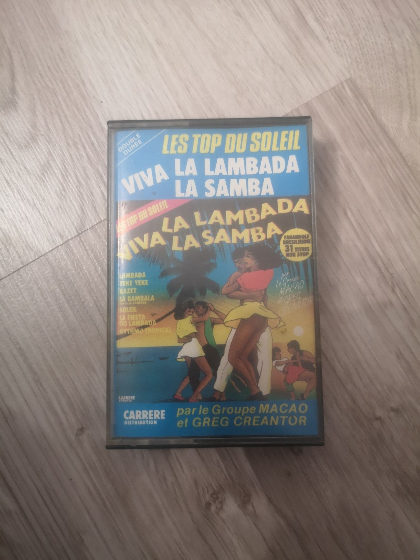 Les top du soleil. Viva la lambada la samba. Kaseta