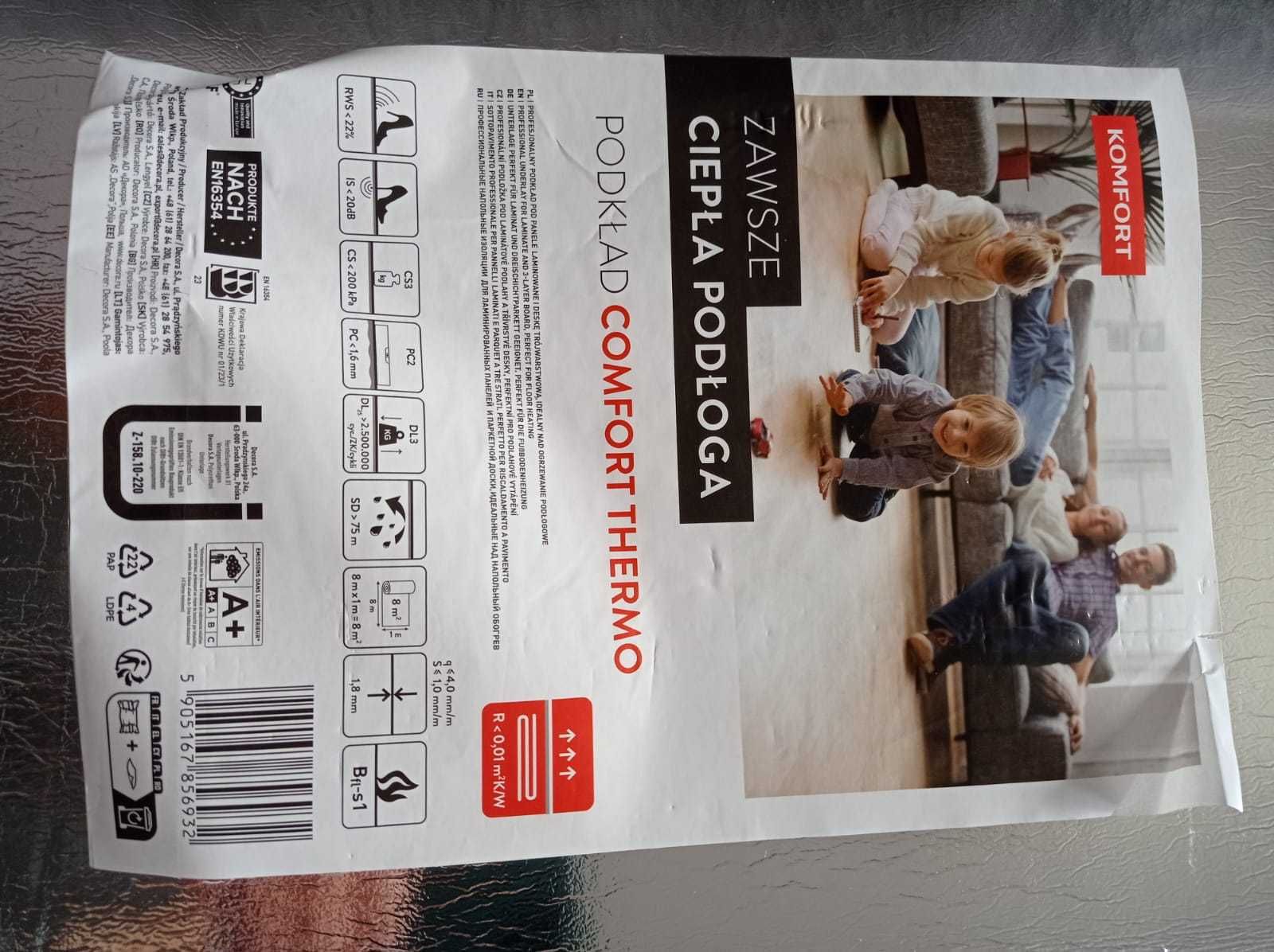 Podkład pod panele podłogowe z ogrzewaniem podłogowym