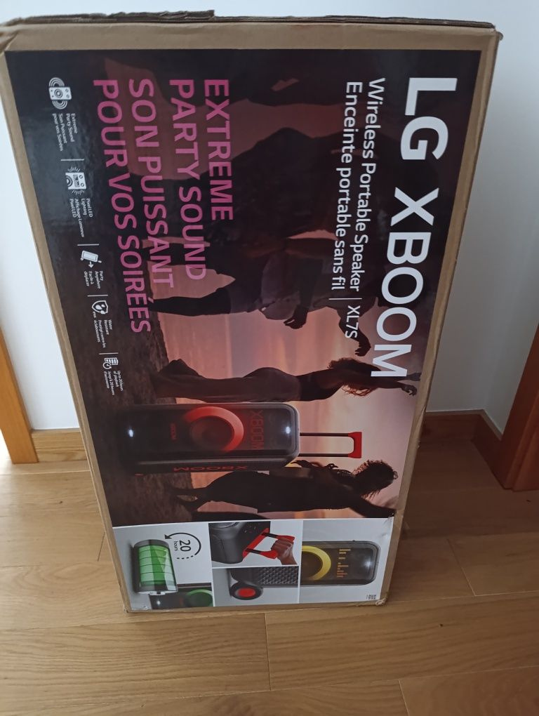 Coluna LG xboom XL7S (3 anos garantia)