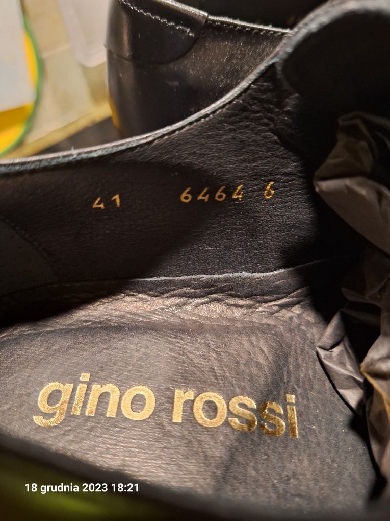 Buty męskie Gino Rossi NOWE