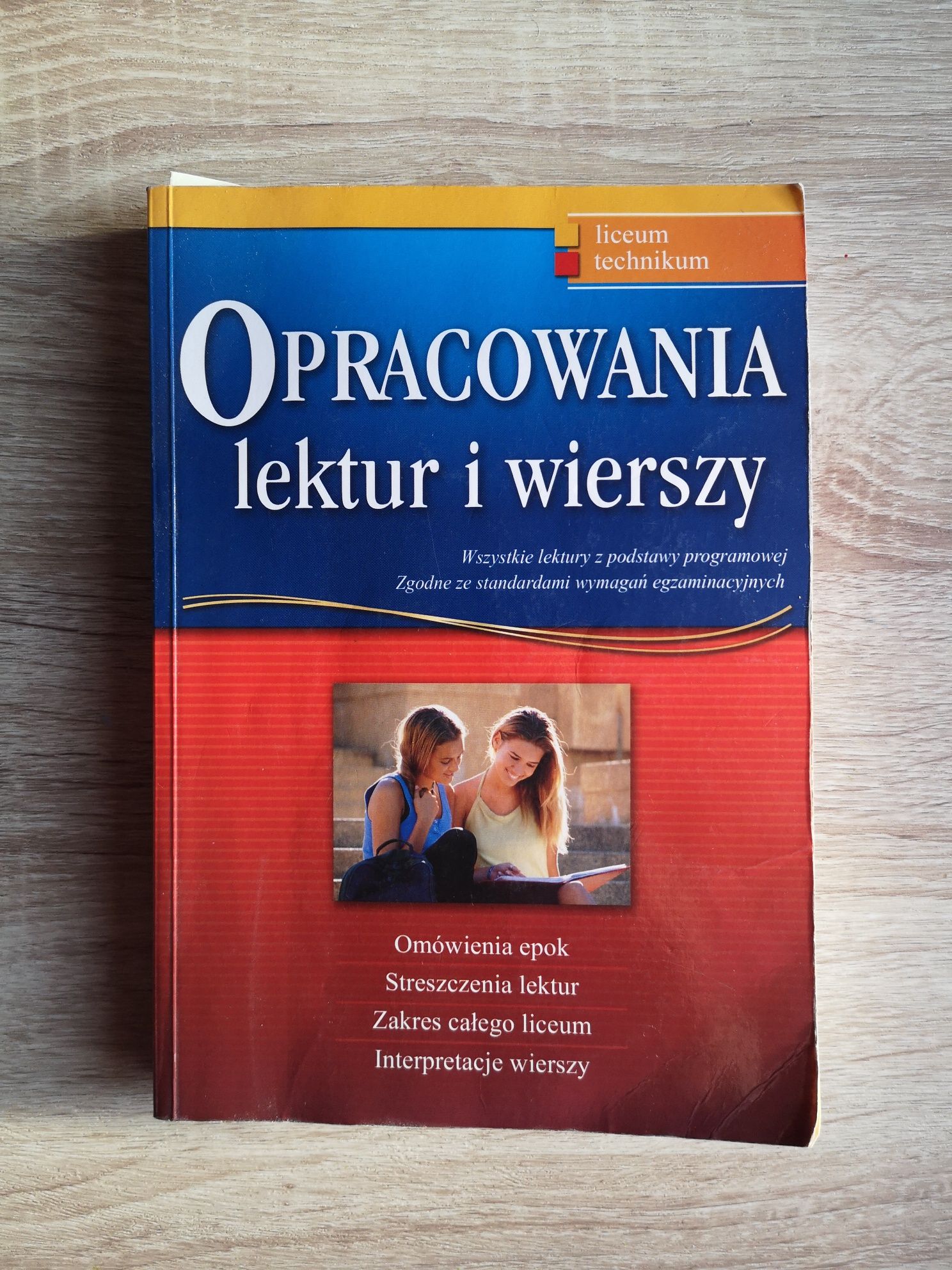 Opracowania lektur i wierszy liceum i technikum