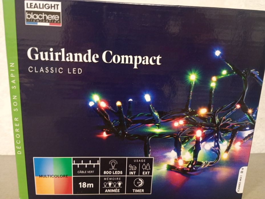 Яскрава гірлянда 18 м