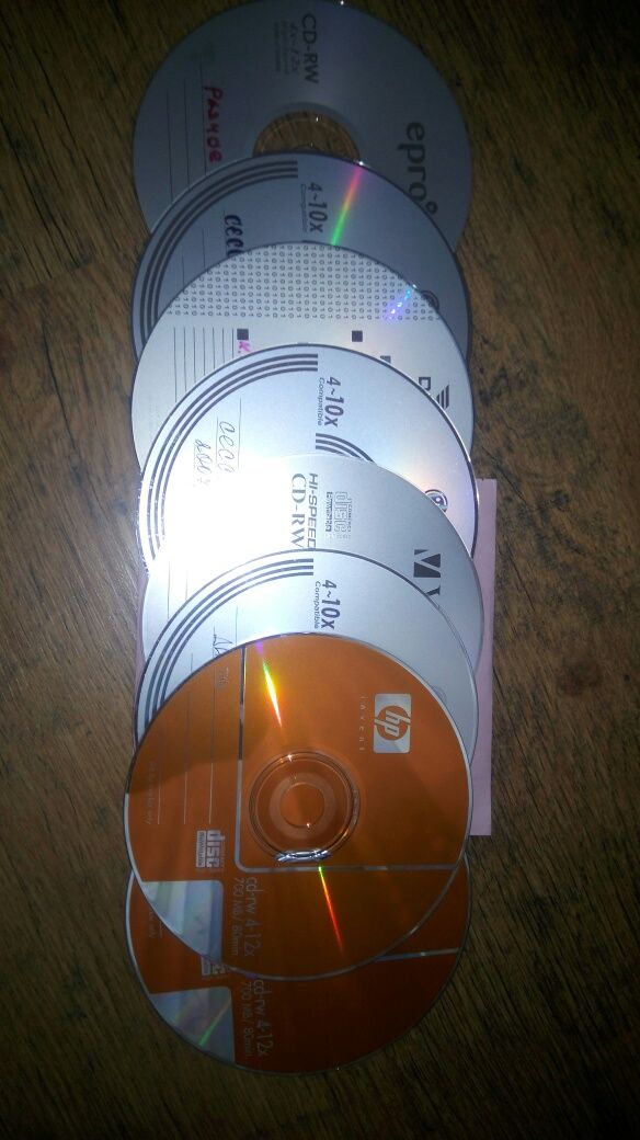 CD-RW та DVD-R диски
