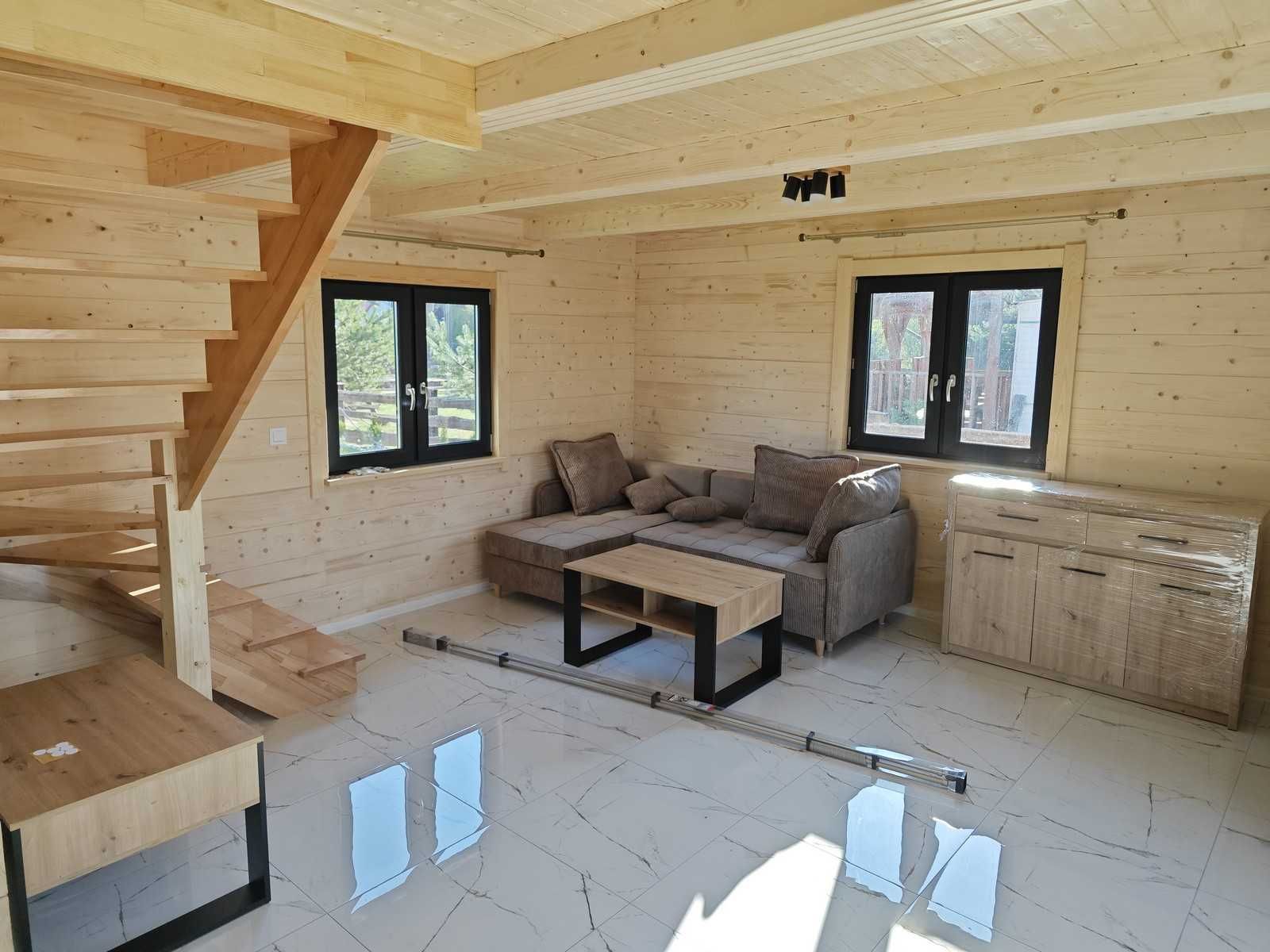 Budowa domków z bali drewnianych, letniskowe, całoroczne