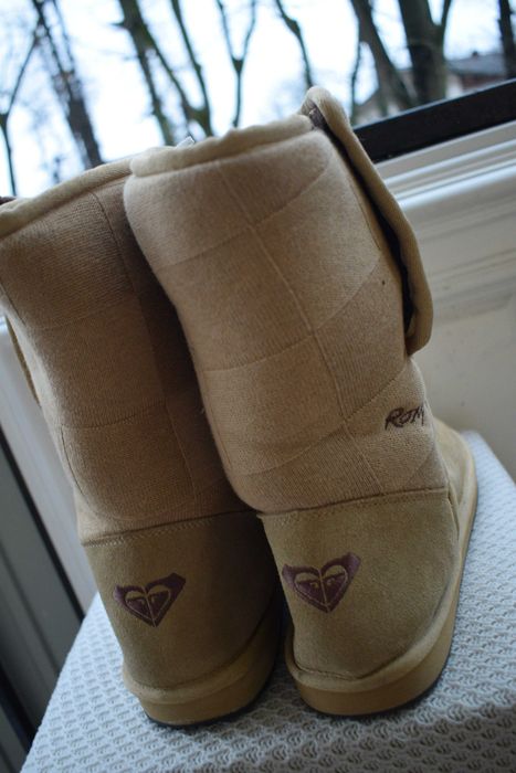 замшевые зимние ботинки валенки сапоги угги уги Roxy р. 41