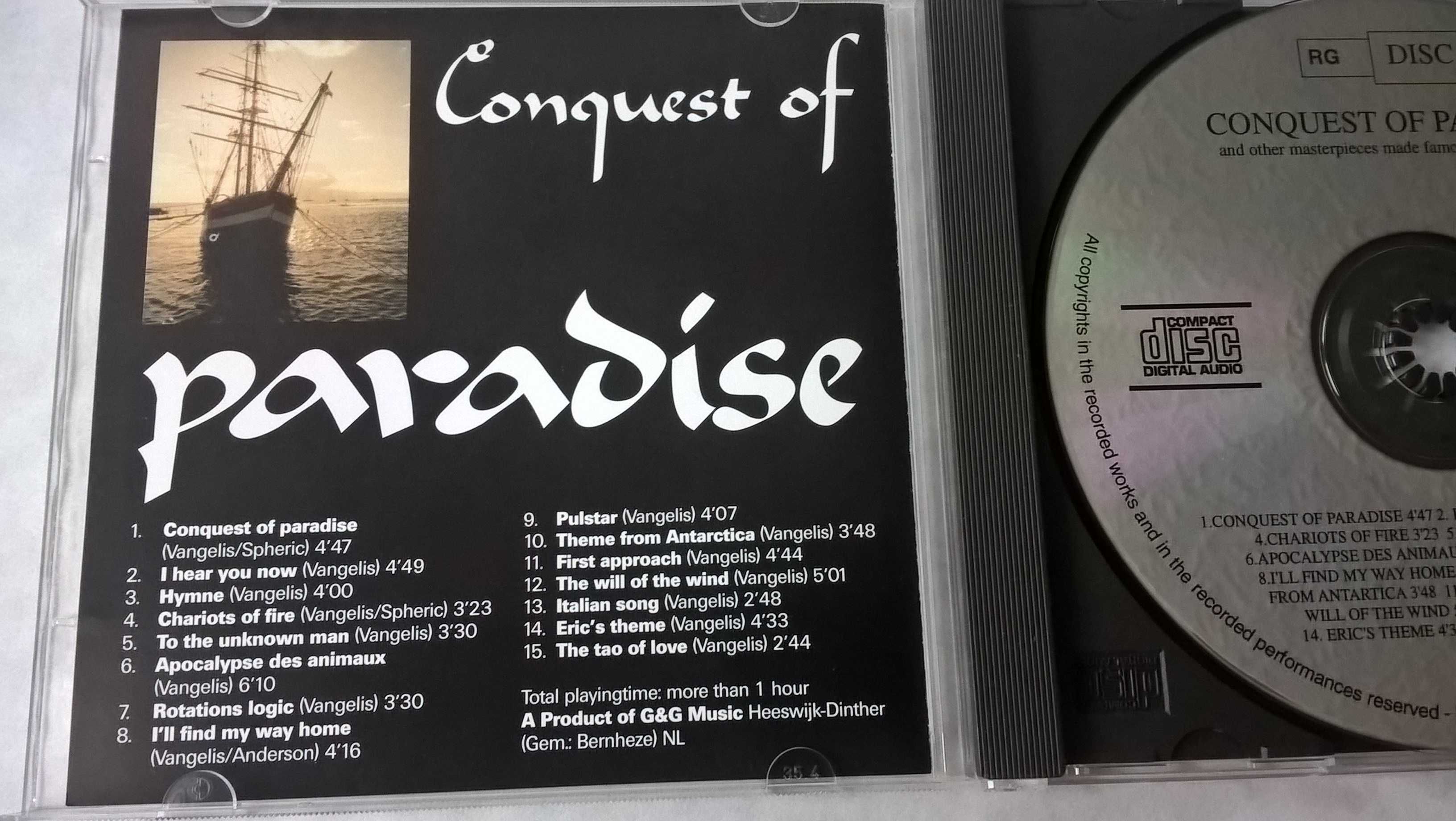 Płyta CD "Conquest of paradise and other masterpieces by Vangelis"