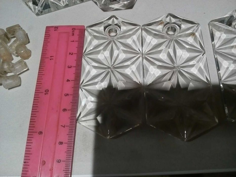 Запасні хрусталики з люстри ссср чешский хрусталь