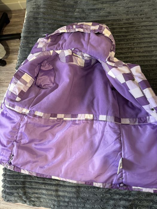 Куртка фіолетова зимова лижна жіноча