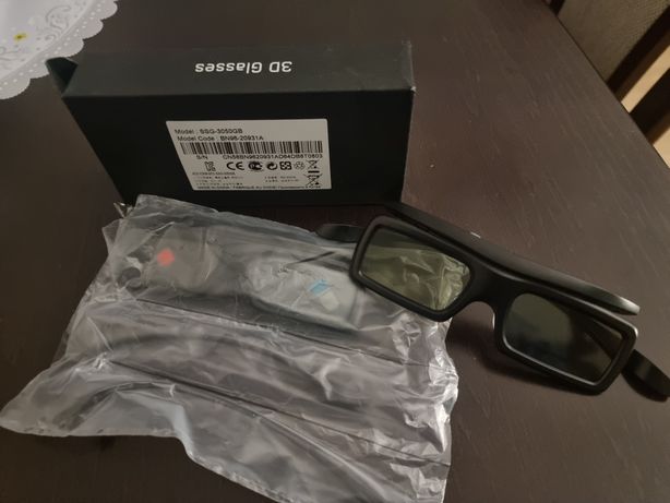 Oryginalne okulary 3D Samsung SSG 3050GB x2, okazja!