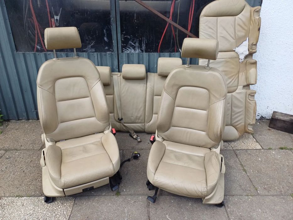 fotele kanapa Audi A3 8P sportback skóra grzane