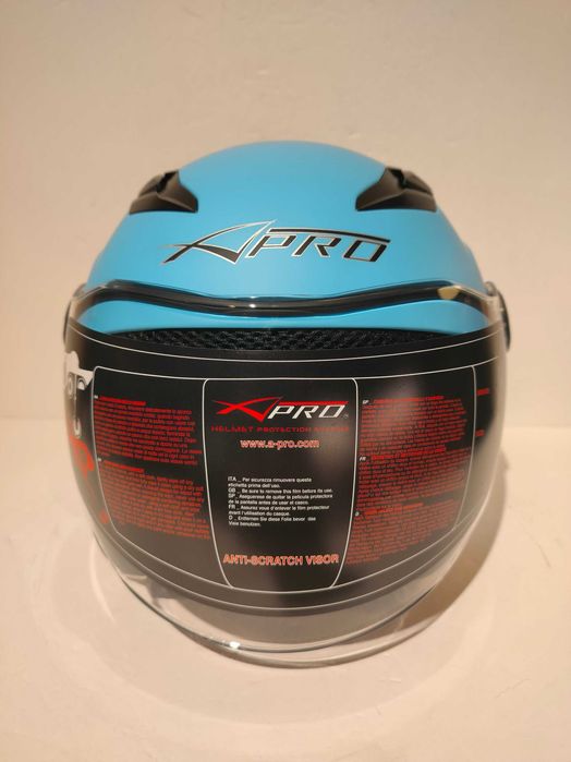 Capacete criança mota scooter novo
