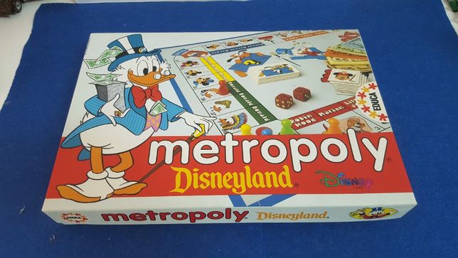 Raro jogo de tabuleiro da Educa - " Metropoly Disneyland