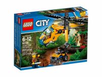 Zestaw Lego City Jungle helikopter towarowy  60158