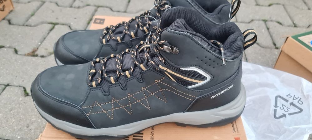 Nowe czarne trekkingowe buty Crivit róż. 42