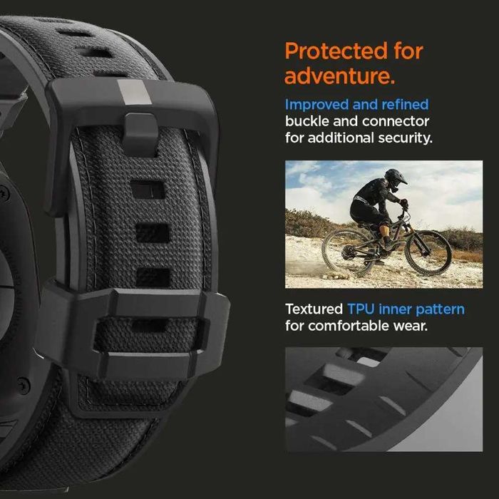 Ремешок Spigen DuraPro Armor Apple Watch 42/44/45/46/49mm BlackEdition