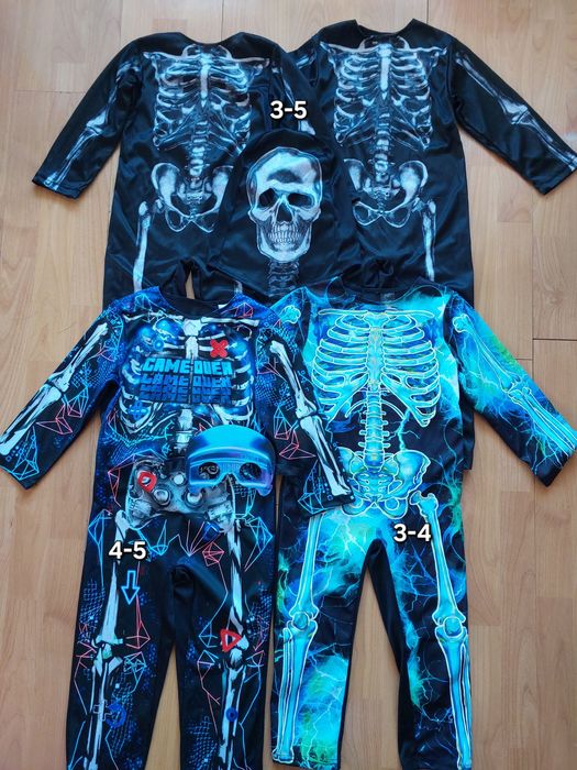 Костюм карнавальний скелет
