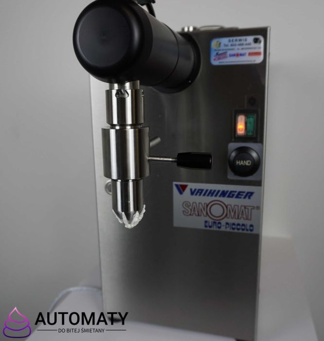 Końcówka nabijania rurek waflowych dwufunkcyjna do automatów SANOMAT