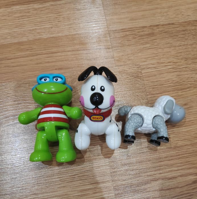 Игрушка TOLO трещалка торохтушка пищалка щенок барашек собака Толо