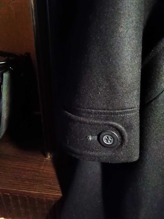 Пальто мужское драповое длинное