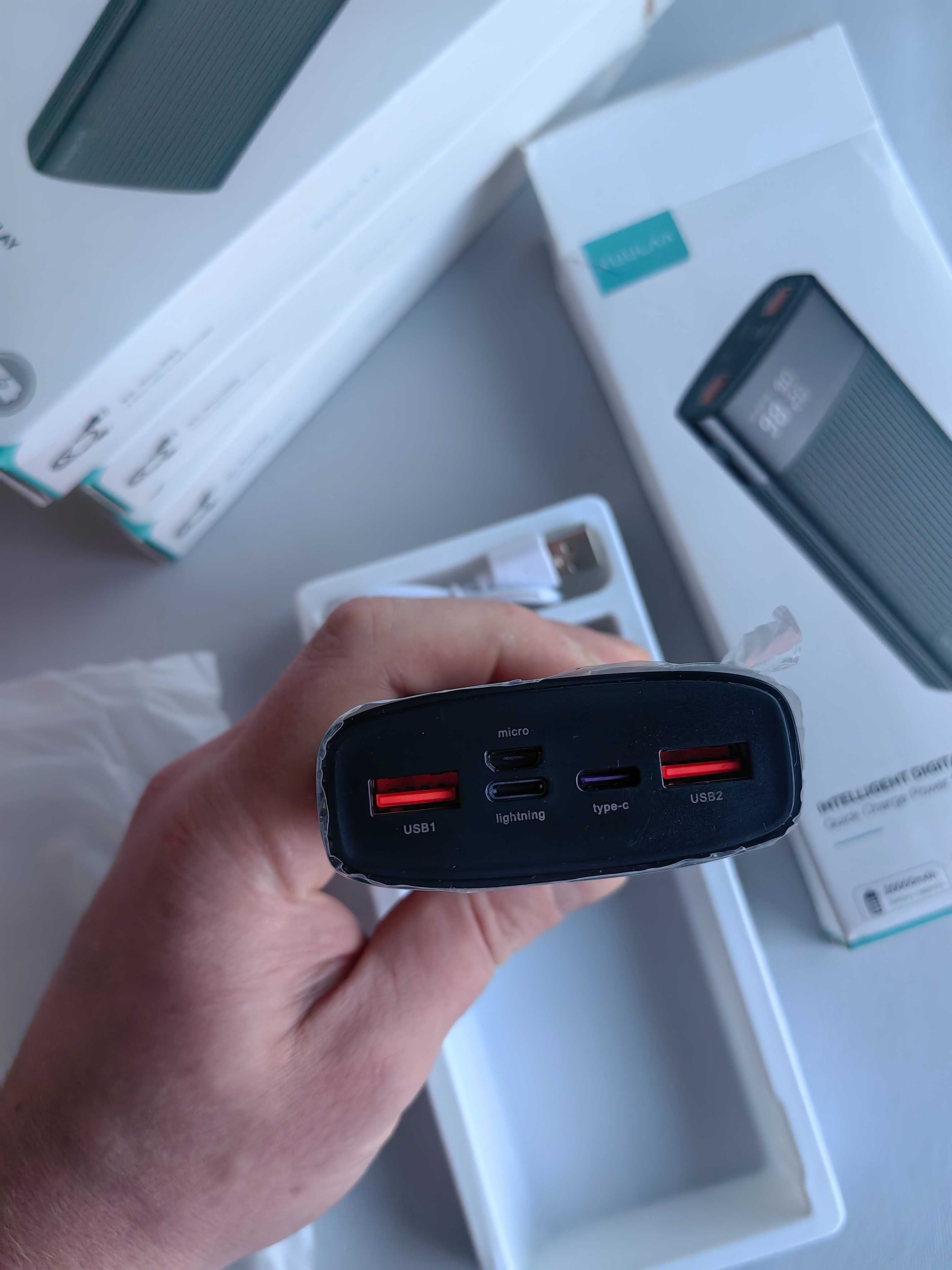 Повербанк KUULAA Power Bank 20000mAh QC PD 3.0 PoverBank Fast Charging