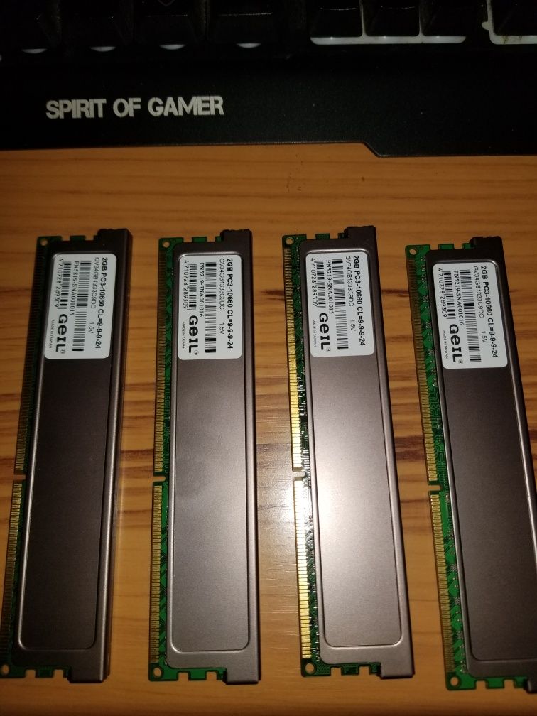 Para venda ram ddr3  4x2gb