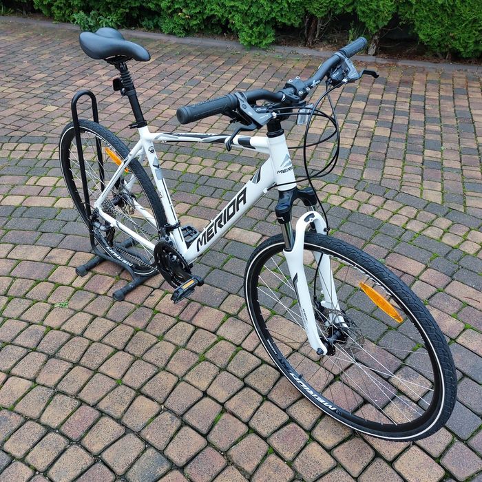 Jak Nowy Rower Merida Crossway 40 r. L 52cm Shimano Altus 3x9 Biały