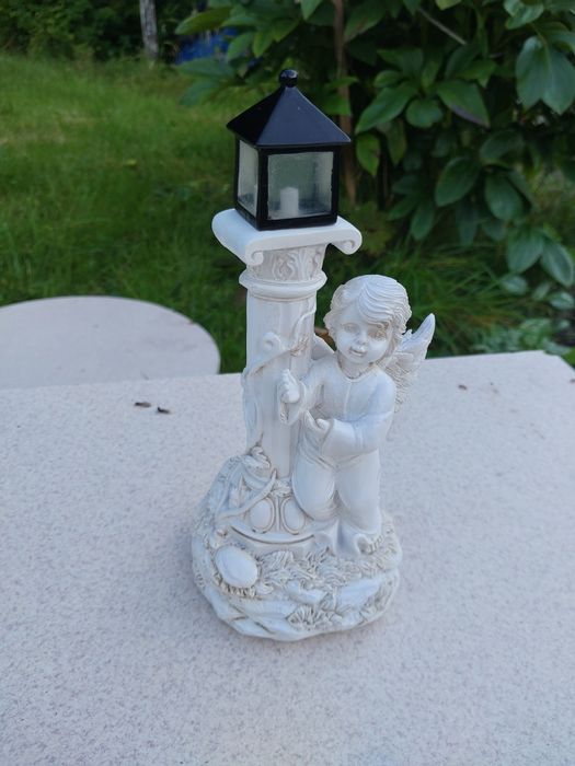 Lampion lampka solarna oświetlenie figurka  z oświetleniem