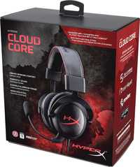 Наушники игровые для ПК Kingston HyperX Cloud Core Black