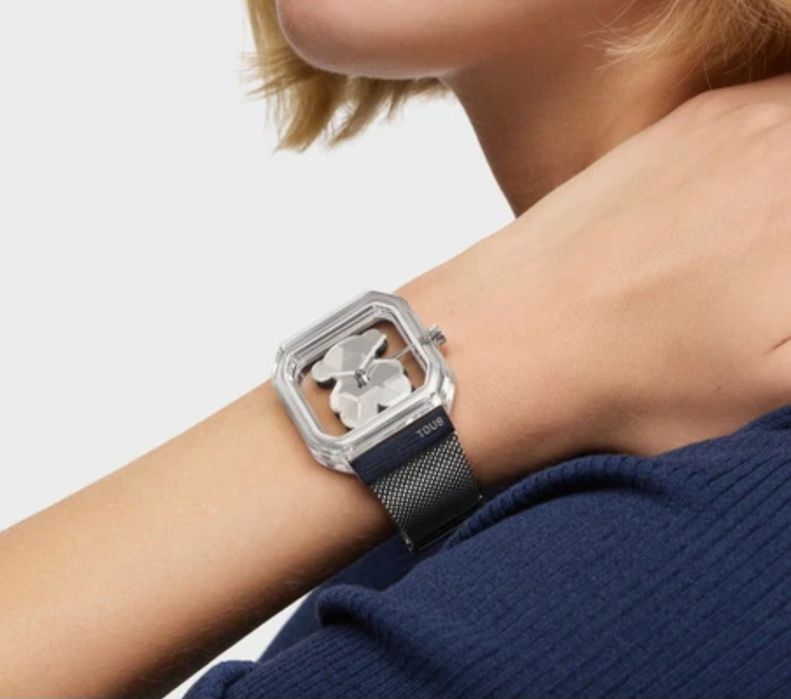 Zegarek damski Tous Mesh Srebrny