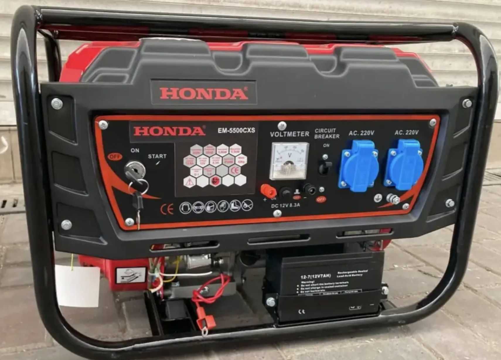 Електрогенератор 5 кВт HONDA 5500 Генератор електростартер автозапуск