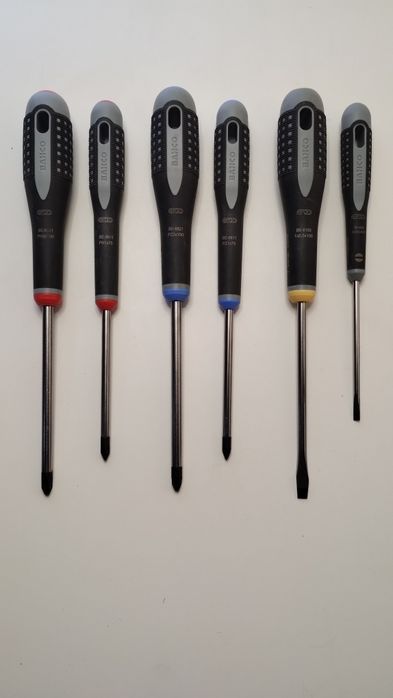 Set de 6 chaves de fendas Bahco ergo PZ/PH/SL