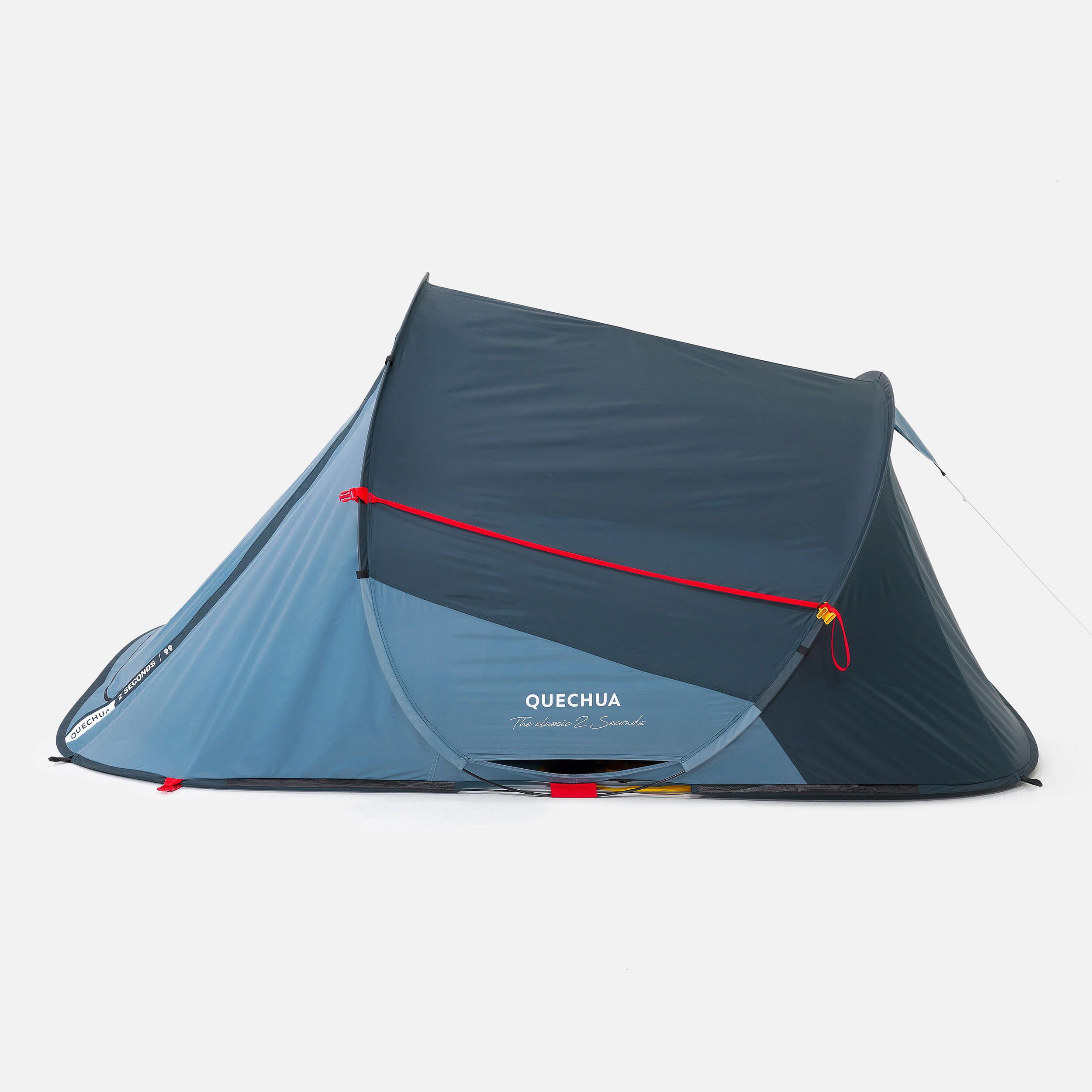 Tenda de Campismo 2 pessoas, 2 SECONDS Azul