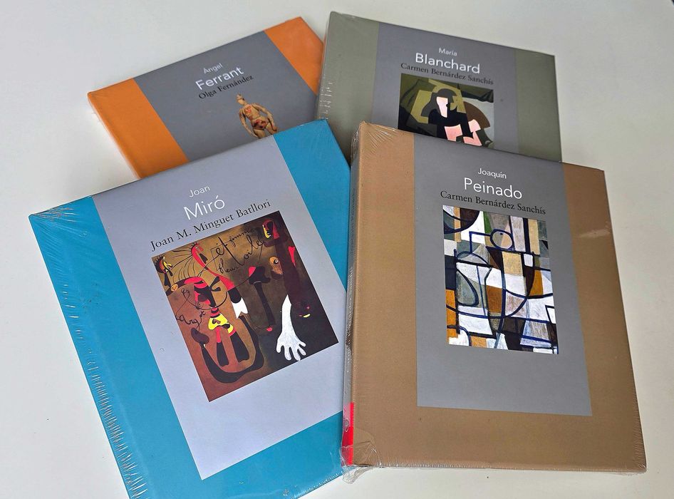 Colecao de 4 livros de pintura capa dura (novos no plástico)