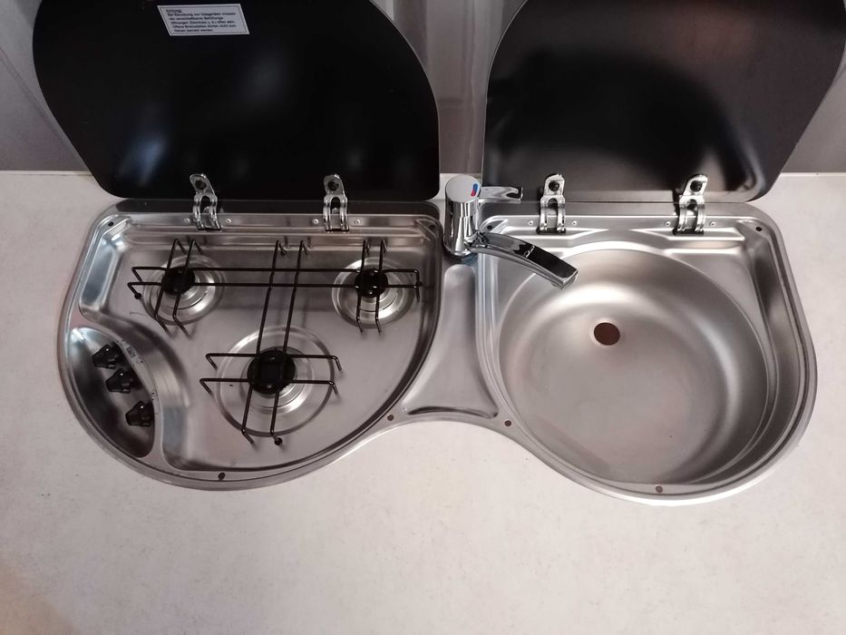 Zlew bateria kuchnia gazowa Smev Hobby