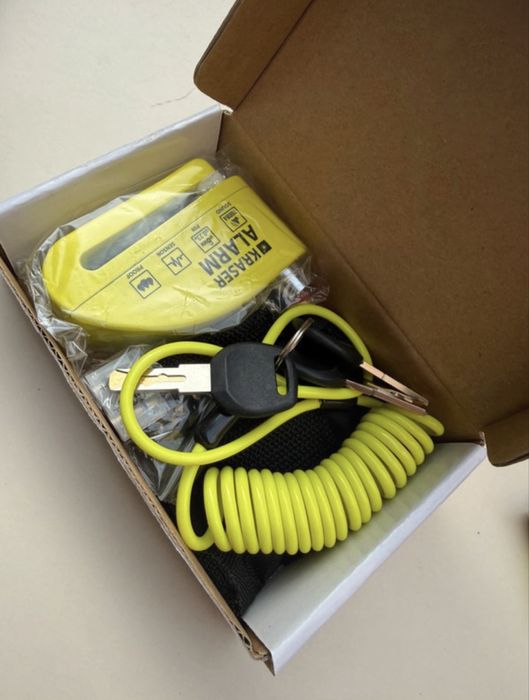 Cadeado de Moto com Alarme Kraser