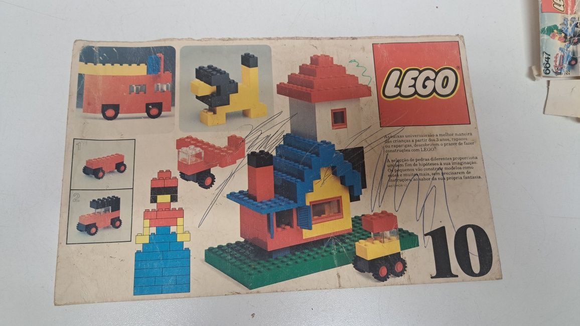 Caixas de LEGO vintage antigas
