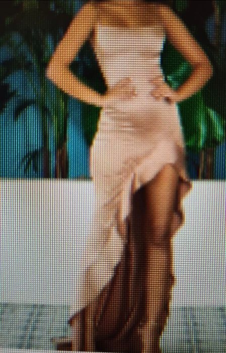 Vestido de cerimónia comprido L