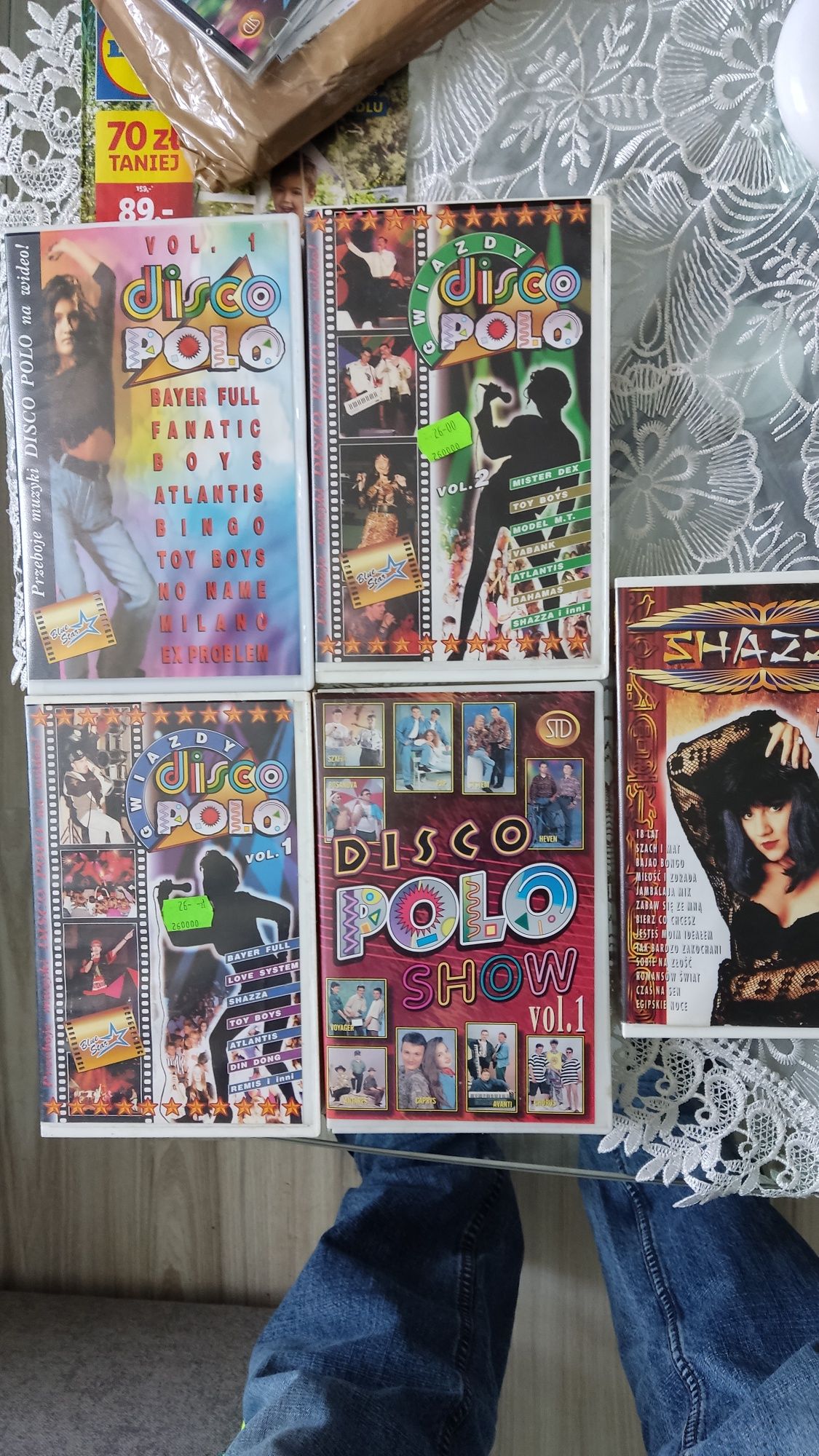 Kasety VHS teledyski disco polo