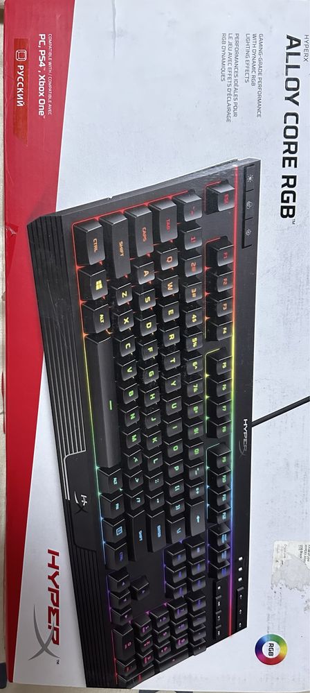 Клавіотура HyperX Alloy Core RGB
